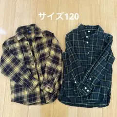 サイズ120 シャツ2枚セット