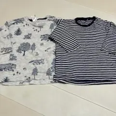 Ｈ＆Ｍ　80cm 長袖ロンT 2点セット