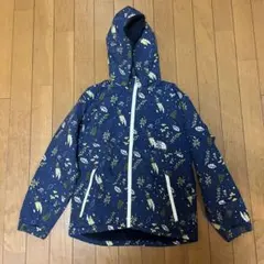 ノースフェイス　子供用140cm 取り外し可能フード付きジャケット (ボア内側)