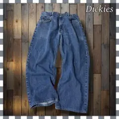 t*u様 Dickies ディッキーズ ルーズストレートデニムジーンズ W38総
