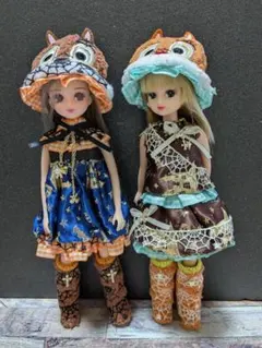 りかちゃん人形　ドレス　ハンドメイド　ハロウィンドレス6点セット✨カワイイ♡✨