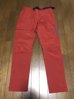 ワークマン エアロストレッチウォームクライミングパンツ 赤　美品