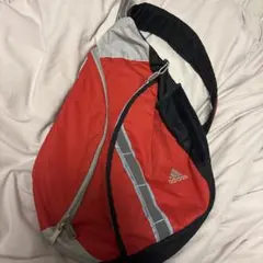 adidas ショルダーバッグ レッド ブラック　y2k グランジ