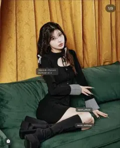 【即購入可能】ダーリッチ　フロントオープンニットミニワンピース darich