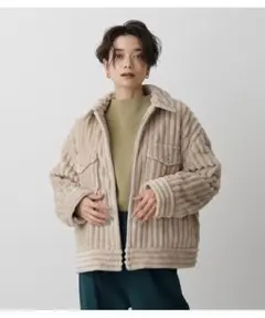 AZUL BY MOUSSY B-HEAT エコファーCPOブルゾン