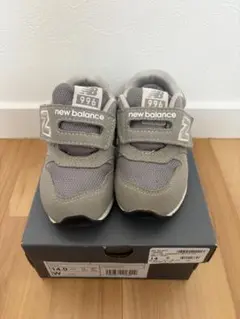New Balance 996 キッズシューズ 14.0 グレー