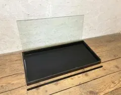 1924 ①【W90×D45】 ガラス付 標本ケース コレクション 店舗什器