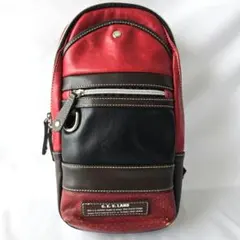 G.E.O.LAND ボディバッグ メンズ 赤