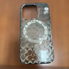 【値下げ】coach iPhone15プロケース　MagSafe対応のサムネイル