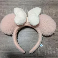 東京ディズニーリゾート ミニーマウス ボア カチューシャ 匿名配送