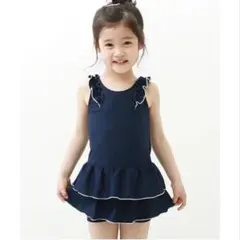 スクール水着　ワンピース　フリル　セパレート