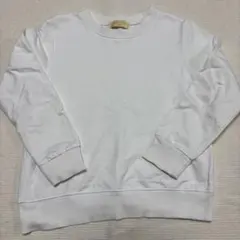 120cm 白　トレーナー