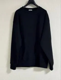GU　ダブルフェイスビッグプルオーバー(長袖)　Mサイズ　黒