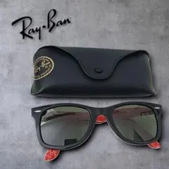 【希少/美品】RayBan レイバン ウェイファーラー ブラック×レッド