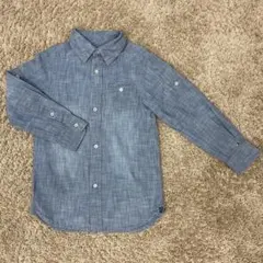 Tommy Hilfiger デニム風長袖シャツ　110 美品