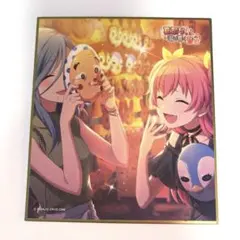 プロセカ 桃井愛莉 日野森雫 色紙 夏祭り、鳴り響く音は ウエハースカード