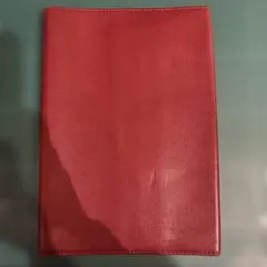 手帳カバー　合皮　赤　B6