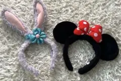 ディズニー カチューシャ 2点セット ステラルー ミニー