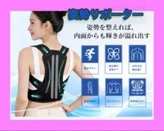 姿勢サポーター 猫背矯正ベルト L