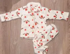 ベビーパジャマ ハート柄 70-80cm