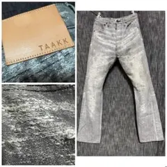 定価53800円　TAAKK 2024SS むら糸立体ジャガードデニム　日本製のサムネイル