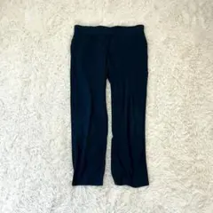 UNIQLOユニクロ フリースルーズパンツウエスト総ゴムLネイビー