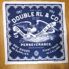 【未使用】RRL バンダナ スカーフ 鷹 鷲 ダブルアールエル