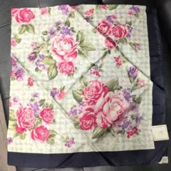 NINA RICCI 花柄スカーフ 約88cm大判