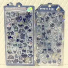 ボンボンドロップシール　よるねこボンボン　シャーベット　2種