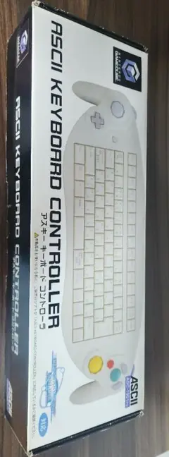 激レア　アスキーゲームキューブ用キーボードコントローラー(ジャンク) GAMECUBE KEYBOARD CONTROLLER【ASCIIキーボードコントローラー