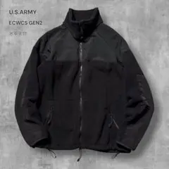 3700希少米軍実物U.S.ARMY ECWCS GEN2フリース古着00s黒M