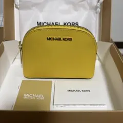 MICHAEL KORS イエローポーチ 未使用