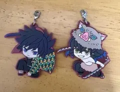 炭治郎と猪之助　ラバーアクセサリー　2点セット