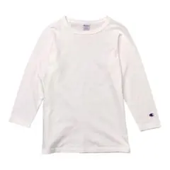 champion チャンピオン T1011 七分袖Tシャツ　USA製 ホワイトのサムネイル