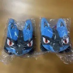 ルカリオ ぬいぐるみ 手のひらサイズ 未使用2個まとめ