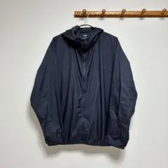 UNIQLO ユニクロ　ポケッタブルUVカットパーカー　ネイビー MENS【M】