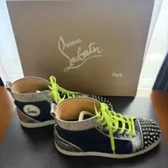 クリスチャンルブタン　スタッズハイカットスニーカー