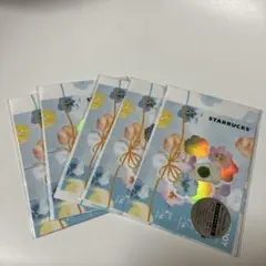 スターバックス ビバレッジカード　SAKURA2026 ５枚　さくら　ブルー