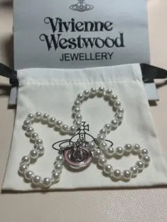 美品】Vivienne Westwood パールチョーカー ベージュxシルバー - メルカリ