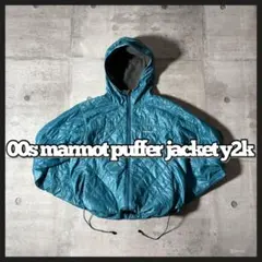 00s archive marmot hooded puffer jacket