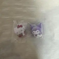 【2点セット】サンリオ × スタジオハヌル カプセルフロッキーズ クロミ・キティ