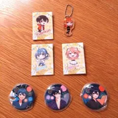 カラフルピーチ 缶バッジ アクリルキーホルダー セットまとめ売り