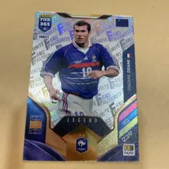 panini soccer FIFA 365 ZINEDINE ZIDANE