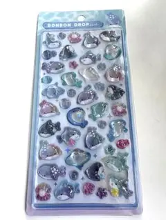 水族館限定❤️ボンボンドロップシール　サメ　エイ【正規品】