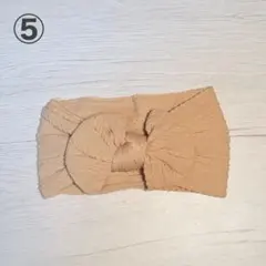 ベビー ヘアバンド ソフト くすみ ⑤リボン 可愛い ヘアゴム 赤ちゃん