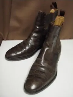極美品】イタリア製 本革 高級 Washington ウイングチップ 26.5 - メルカリ