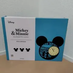 ミッキー＆ミニー シルエットクロック