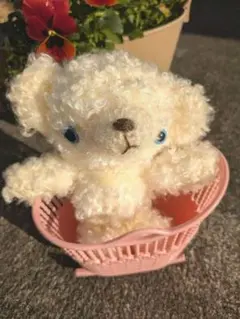 ふわふわクマのあみぐるみ　ハンドメイド　テディベア　編みぐるみ