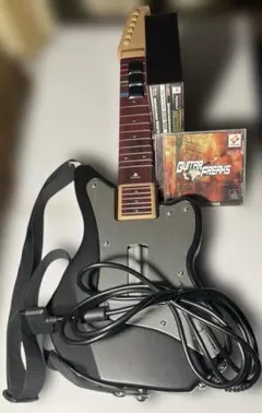 炭*肉様 と*む様 ギターフリーク・アーケード・スタイル・コントローラー PS2】ギターフリークス アーケードスタイルコントローラ - メルカリ
