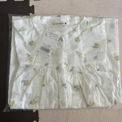ブランシェス おそろい ミモザ刺繍チュニック